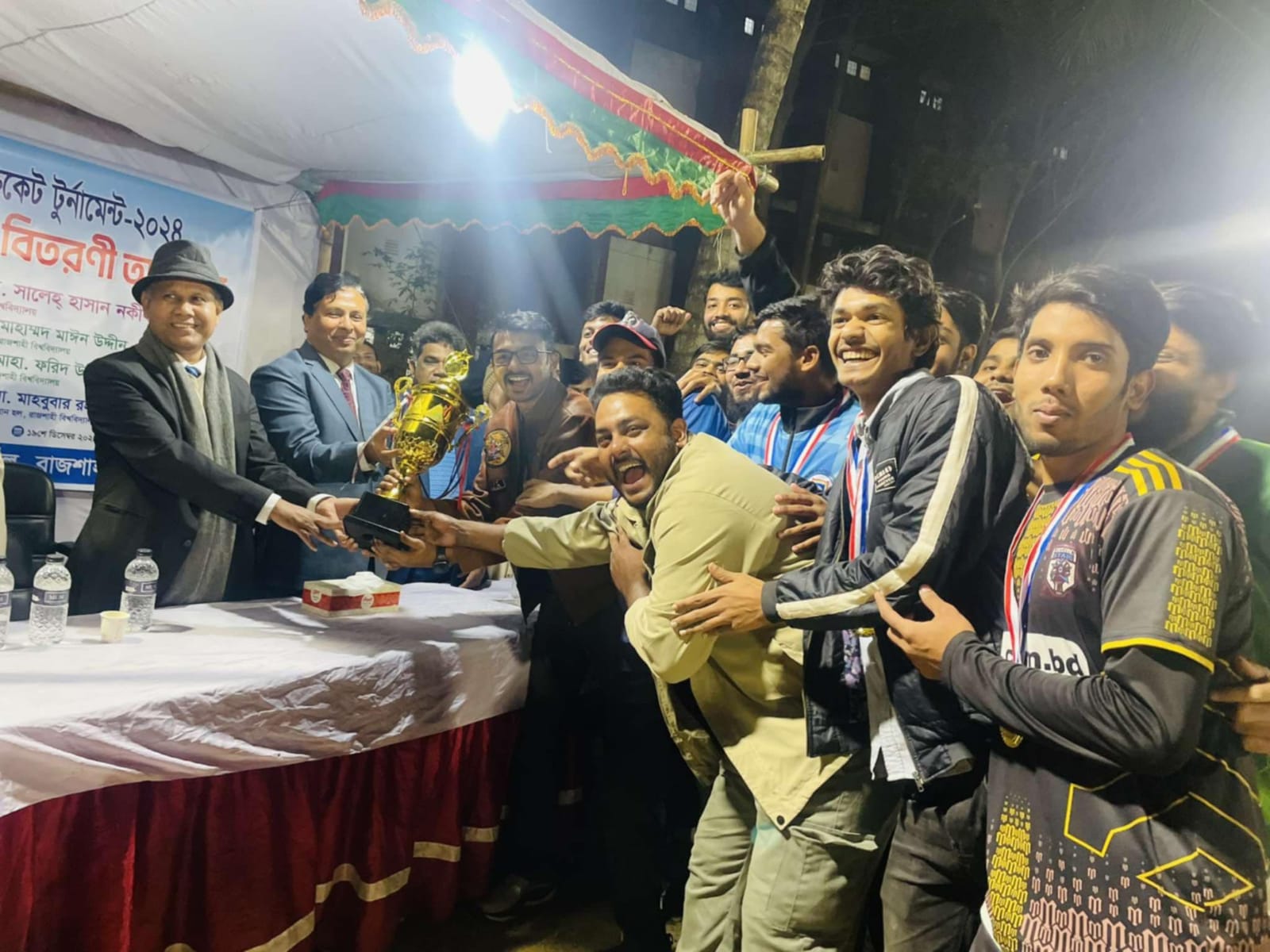 রাবিতে সিয়াম স্মৃতি শর্টপিচ ক্রিকেট টুর্নামেন্টে চ্যাম্পিয়ন 'বস স্কোয়াড'