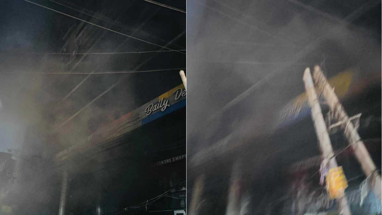 বেইলি রোডের ক্যাপিটাল সিরাজ সেন্টারে আগুন