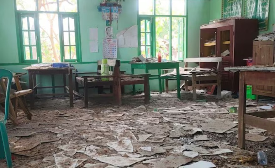 স্কুলে জান্তার হামলা, মিয়ানমারে ২০ শিশু নিহত