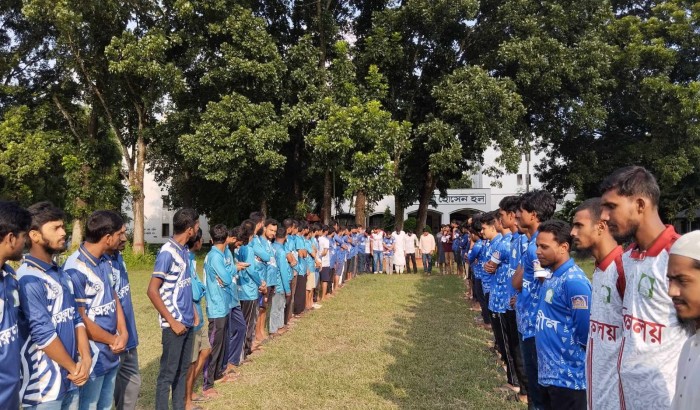 শহীদ আবু সাইদ অন্তঃহল ফুটবল টুর্নামেন্ট শুরু ইসলামী বিশ্ববিদ্যালয়ে